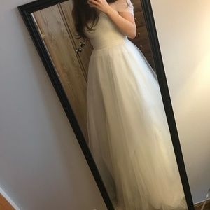 White Prom dress